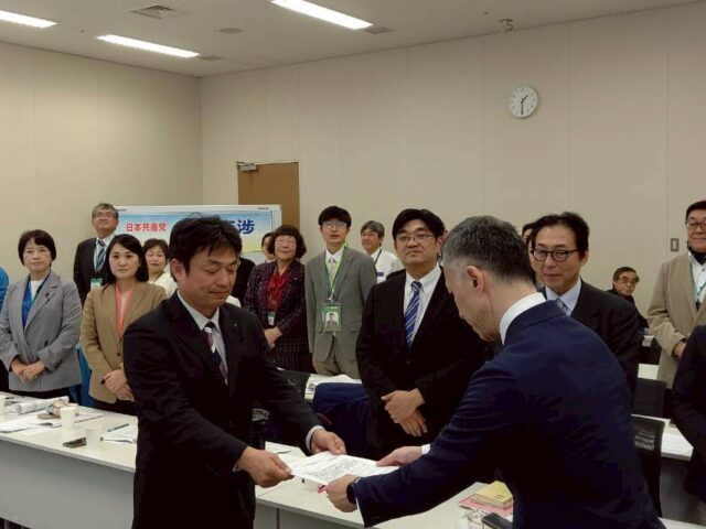 国政予算要望で実情を訴える　